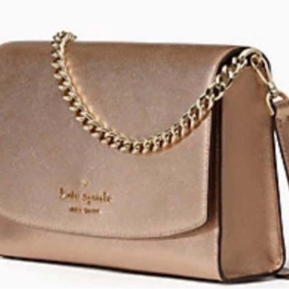 Kate Spade Metallic Rose Clutch - Picture 5 of 8